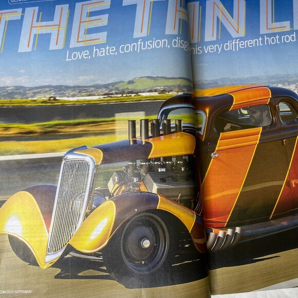 Hot Rod Magazine u September 2023 Car Enthusiast Book Polaring 34 Ford u - Picture 6 of 10